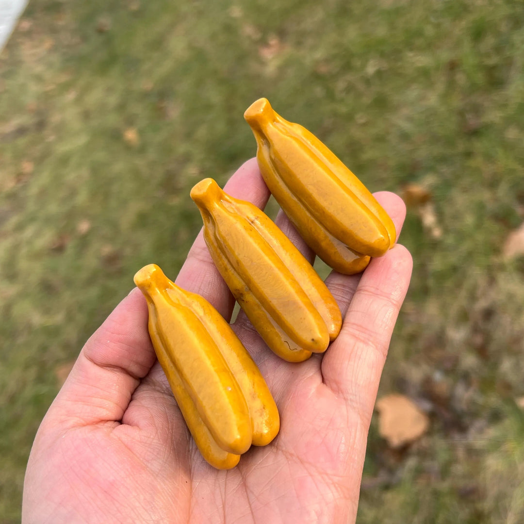 Natural Carved Yellow Aventurine Banana
