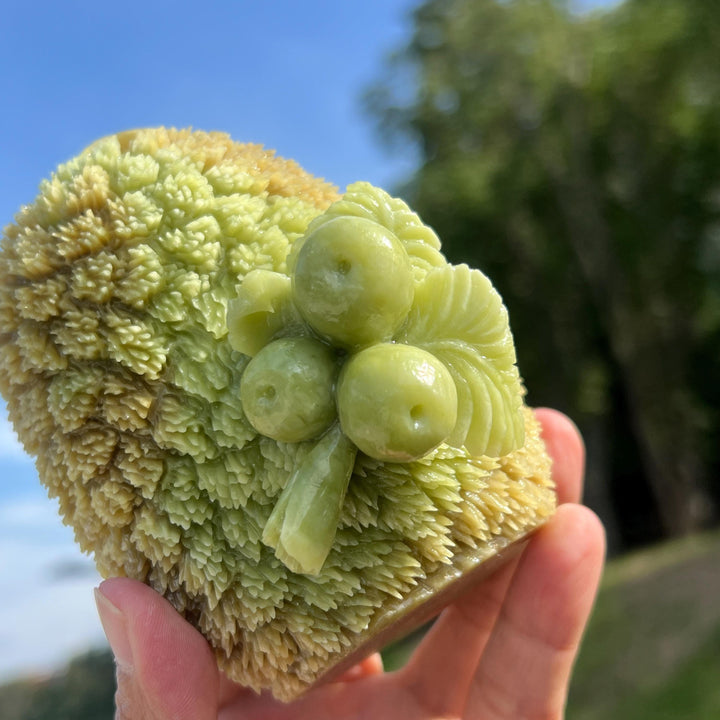 Natural Crystal Serpentine Hedgehog