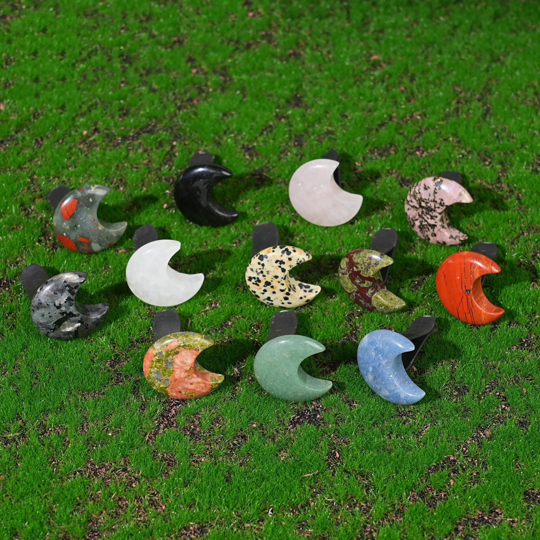 Car Vent Crystal Clip – Moon Car Decor