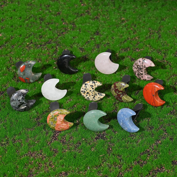 Car Vent Crystal Clip – Moon Car Decor