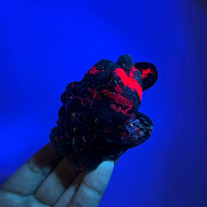 Natural Ruby in Zoisite Money Toad