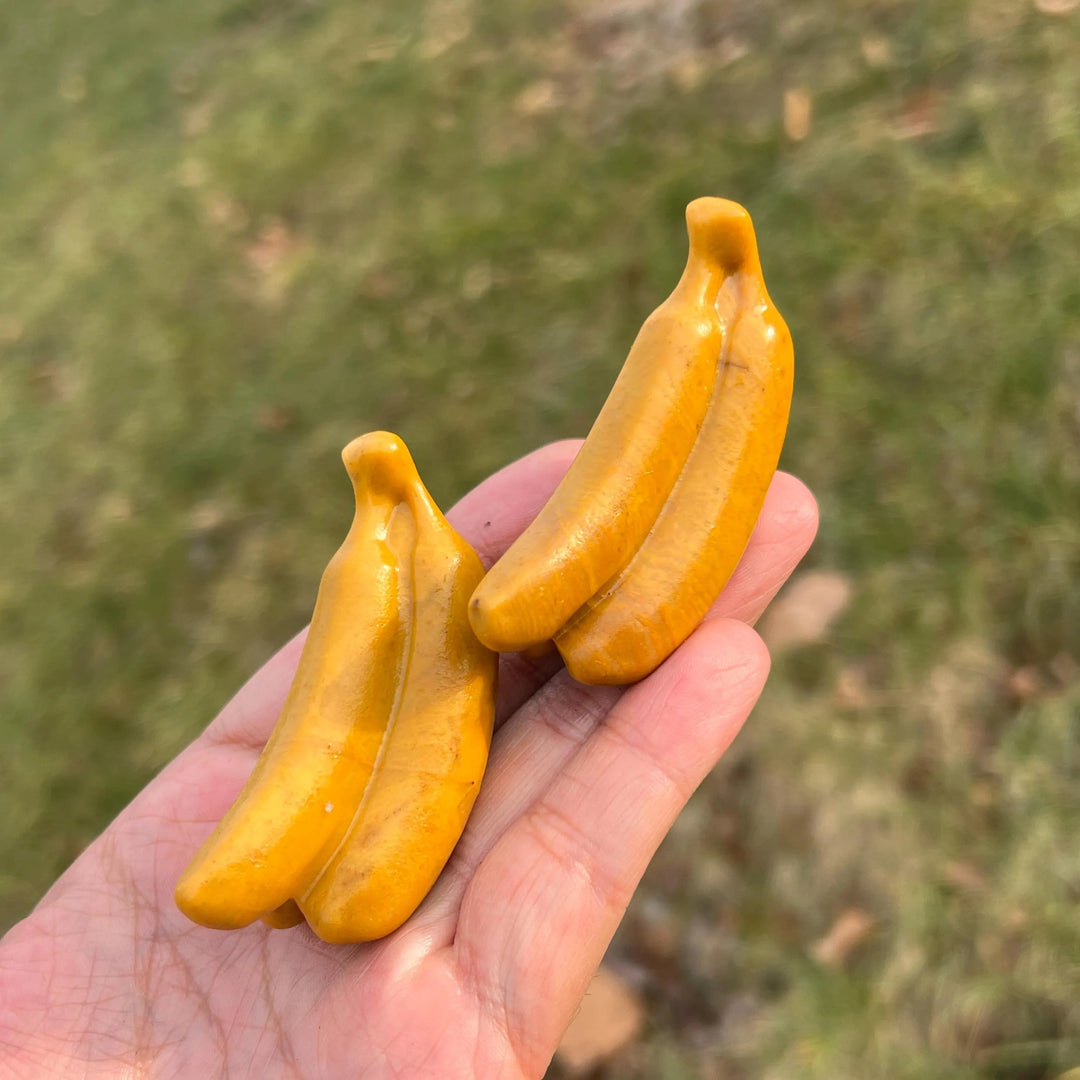 Natural Carved Yellow Aventurine Banana