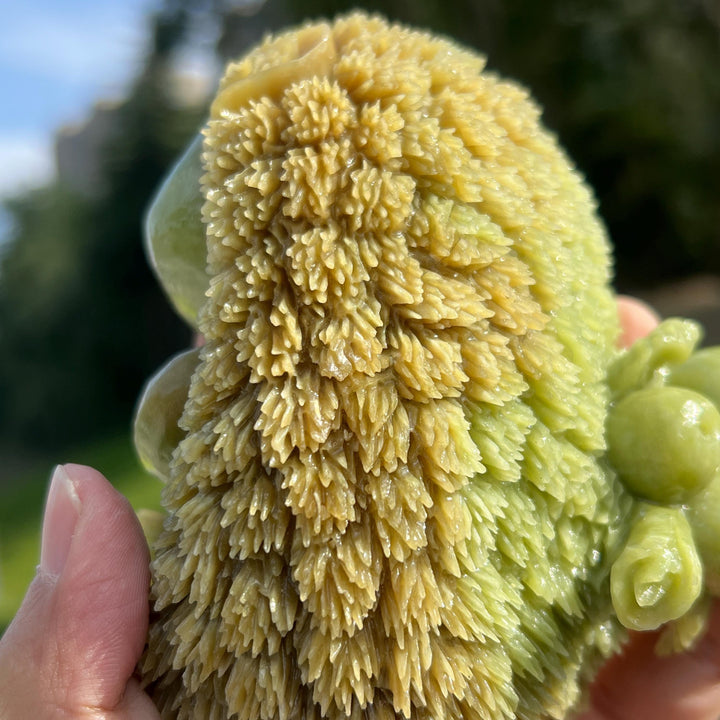 Natural Crystal Serpentine Hedgehog