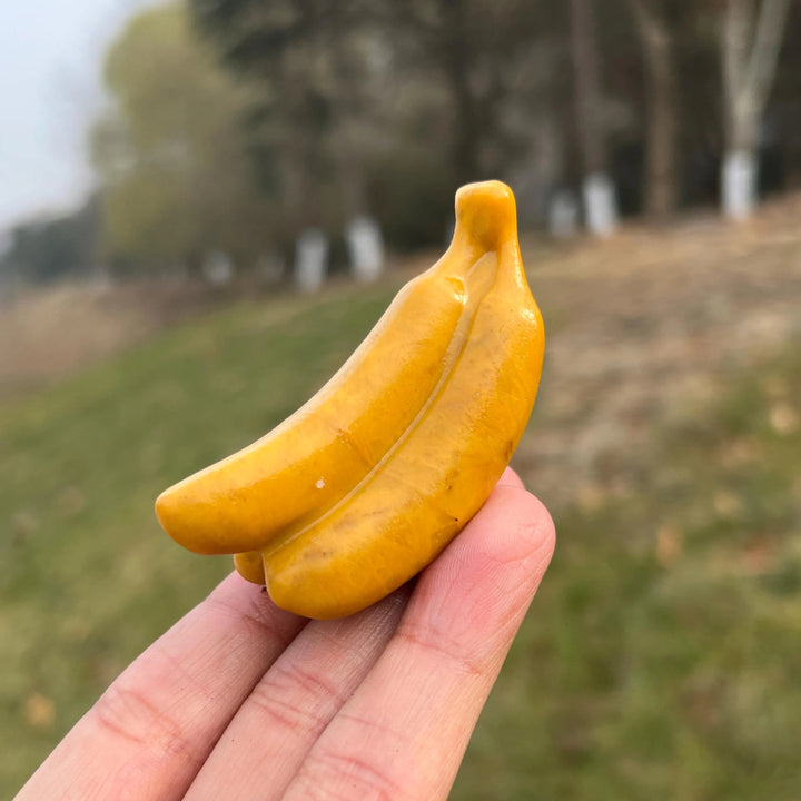 Natural Carved Yellow Aventurine Banana