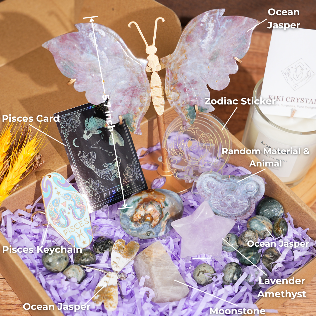 Exclusive Natural Zodiac Crystal Healing Set