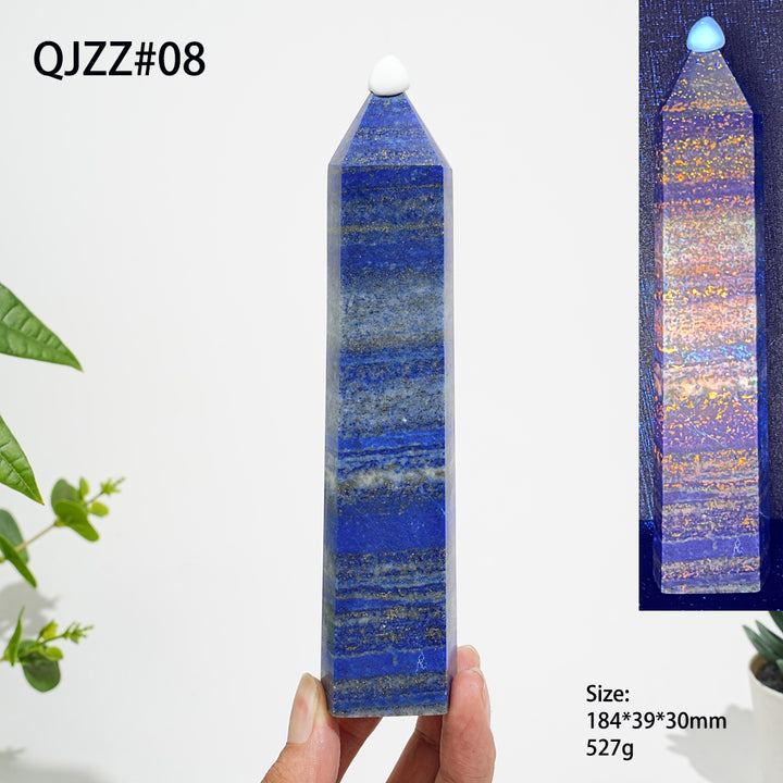 Unique,Natural Exquisite Crystal Lapis Lazuli Point
