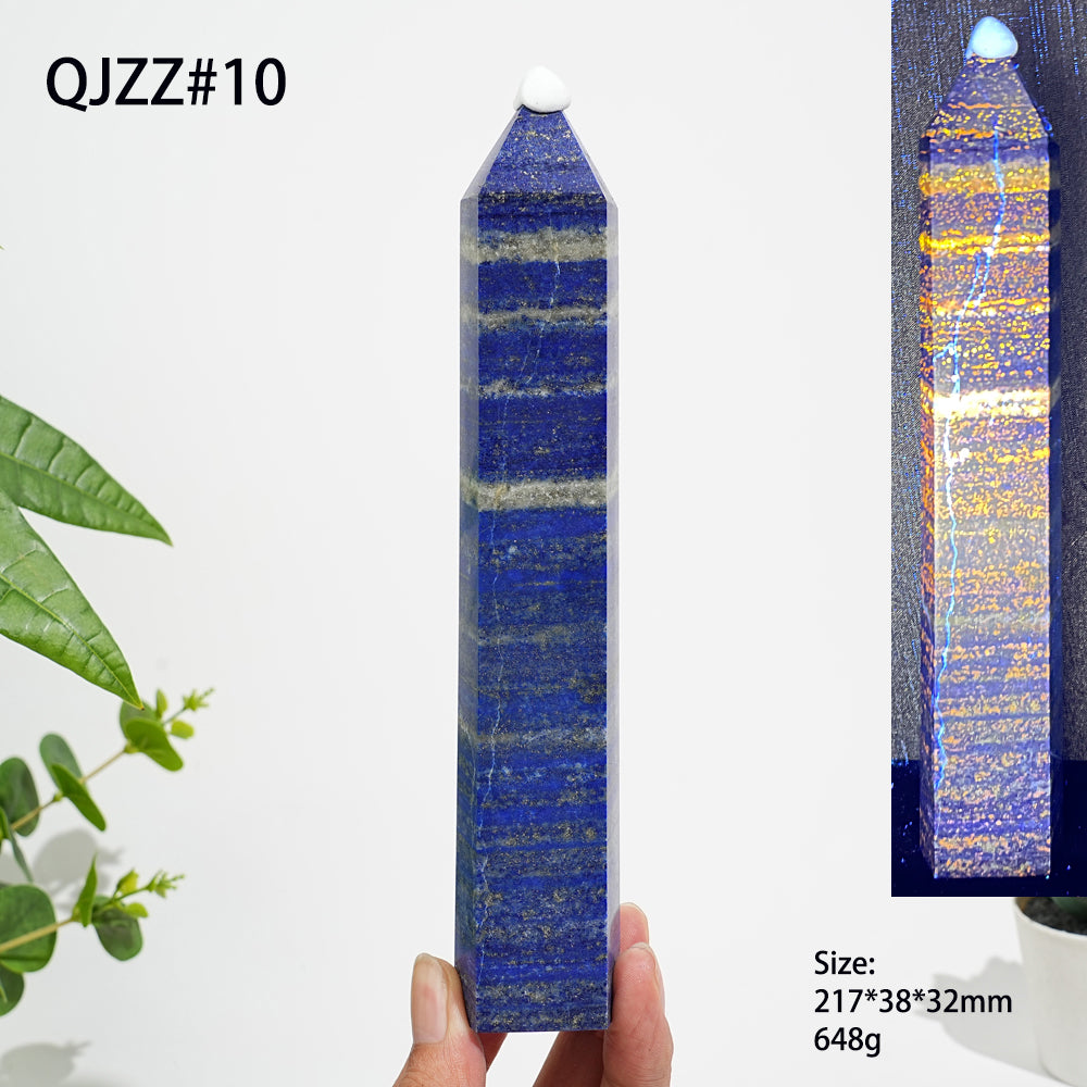 Unique,Natural Exquisite Crystal Lapis Lazuli Point