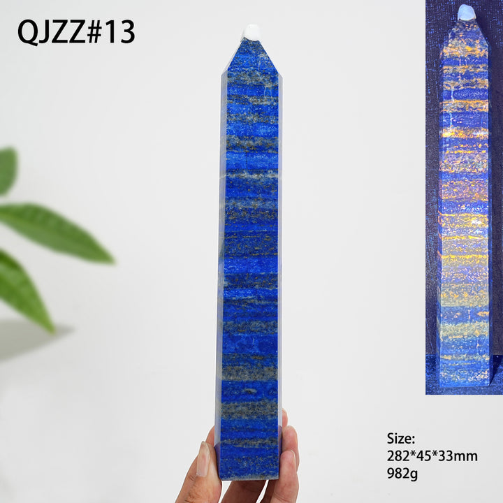Unique,Natural Exquisite Crystal Lapis Lazuli Point