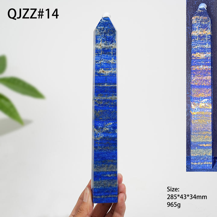 Unique,Natural Exquisite Crystal Lapis Lazuli Point