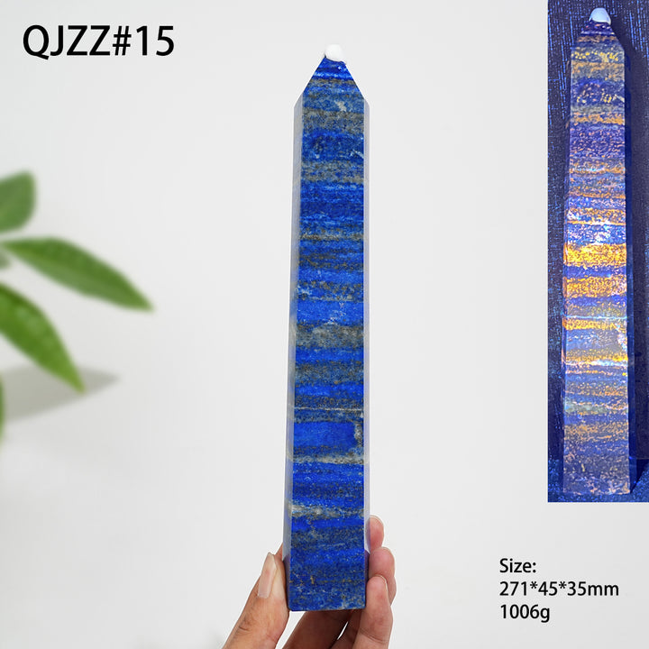 Unique,Natural Exquisite Crystal Lapis Lazuli Point