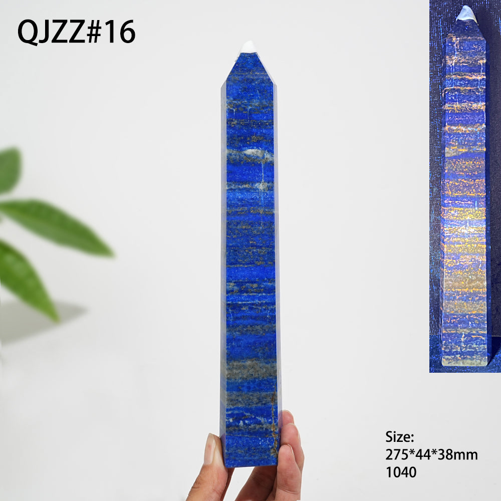 Unique,Natural Exquisite Crystal Lapis Lazuli Point