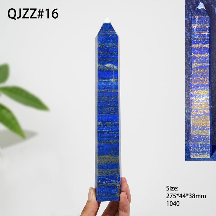 Unique,Natural Exquisite Crystal Lapis Lazuli Point