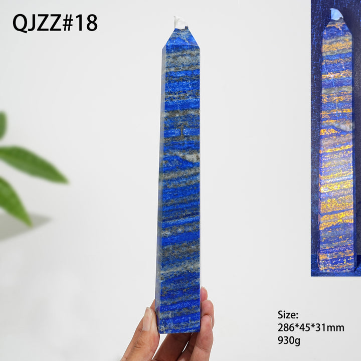 Unique,Natural Exquisite Crystal Lapis Lazuli Point