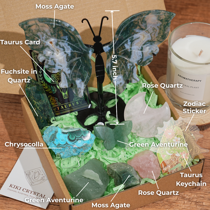 Exclusive Natural Zodiac Crystal Healing Set