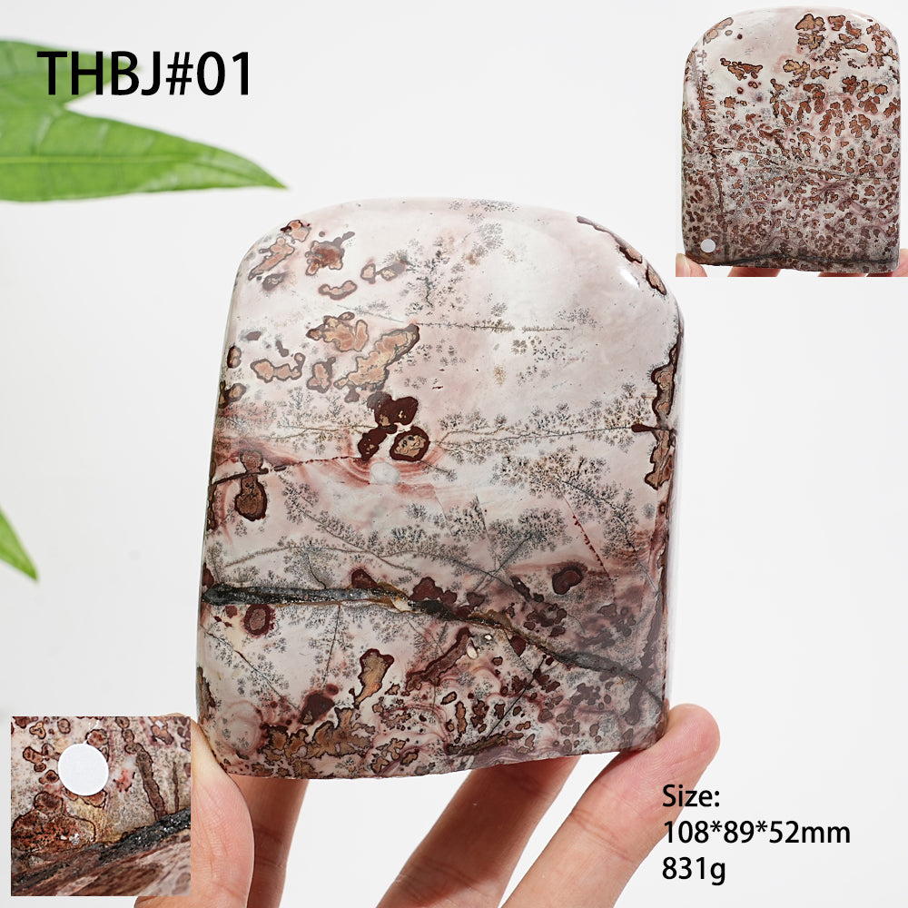 Unique,A Slightly Imperfect Natural Crystal Picture Jasper Ornament