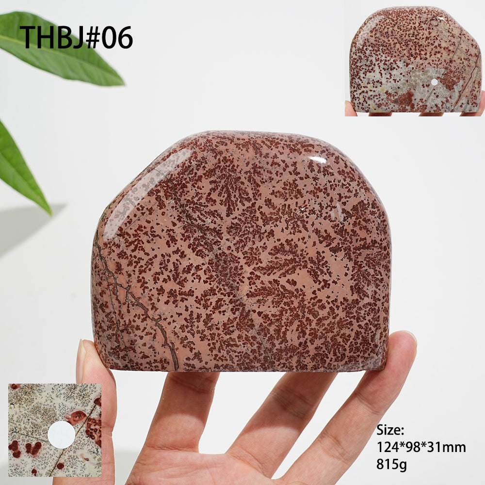 Unique,A Slightly Imperfect Natural Crystal Picture Jasper Ornament
