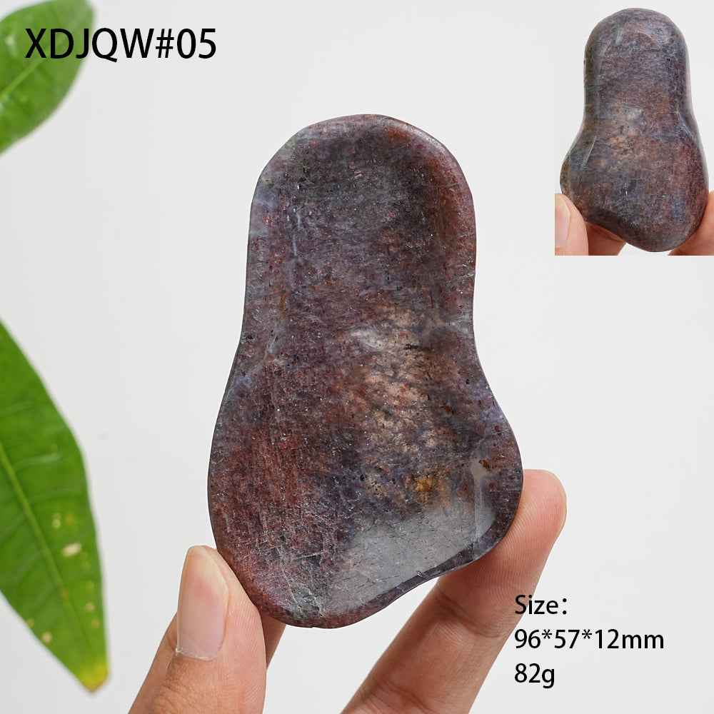 Unique,Natural Crystal Bloodshot Iolite Bowl