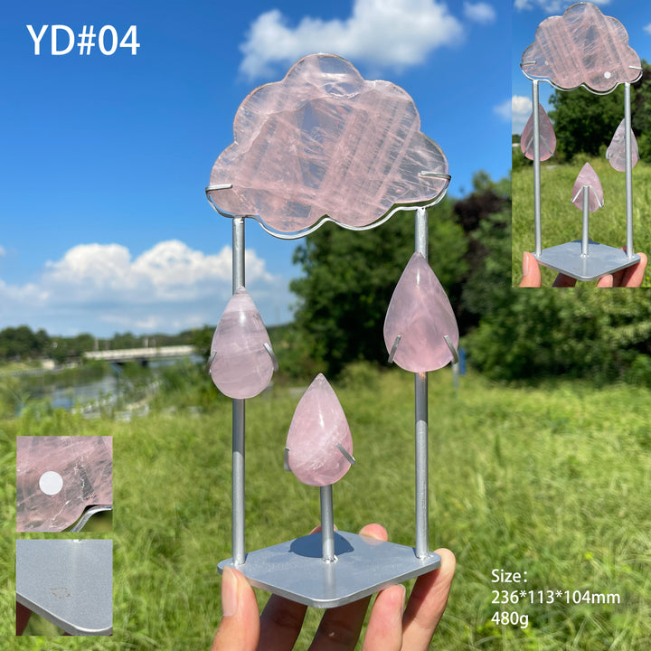 Unique,A Slightly Imperfect Natural Crystal Exquisite Cloud Raindrop
