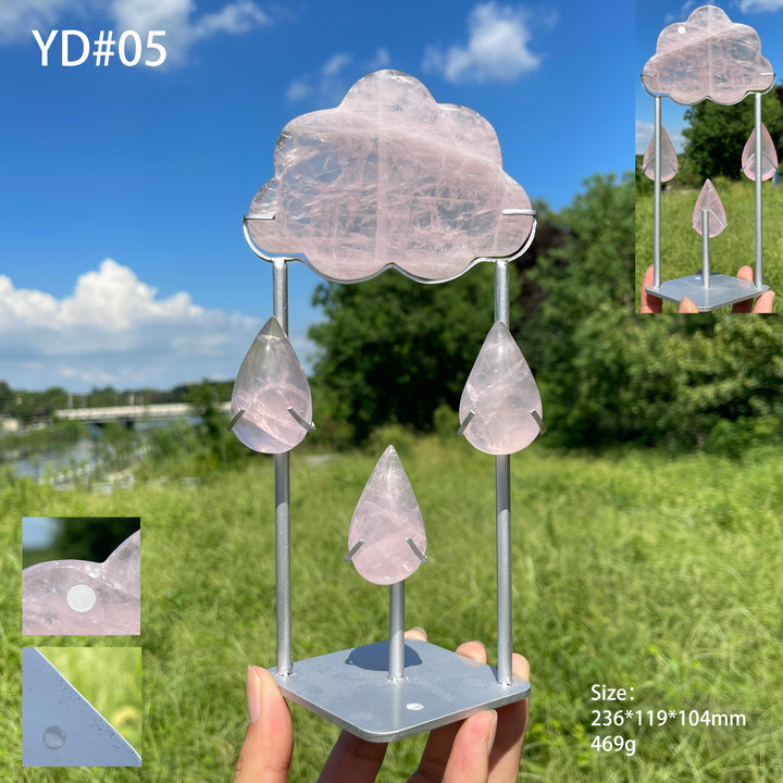 Unique,A Slightly Imperfect Natural Crystal Exquisite Cloud Raindrop