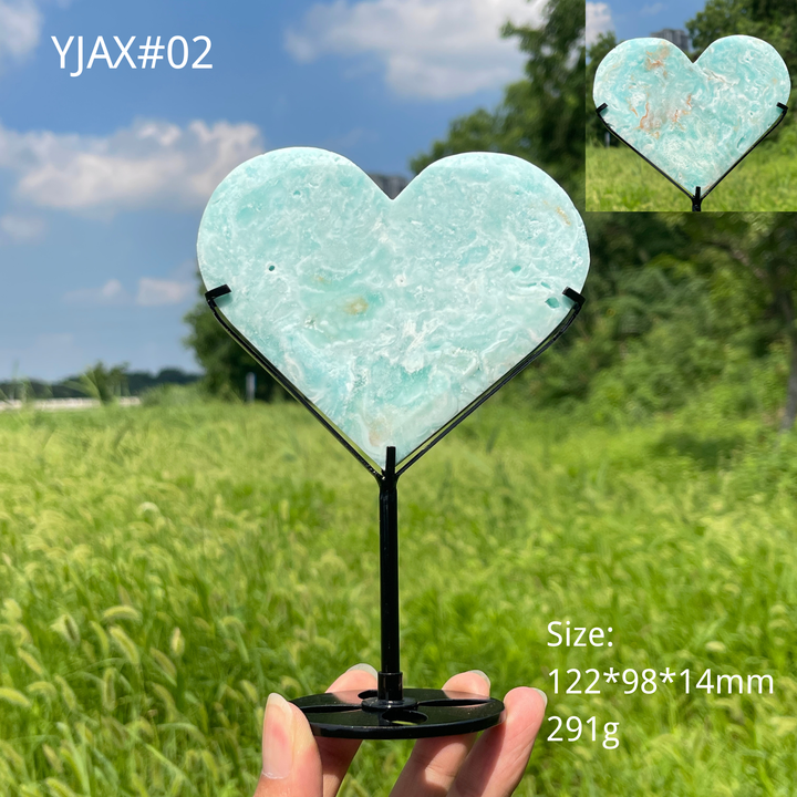 Unique,Natural Crystal Charming Hemimorphite Heart