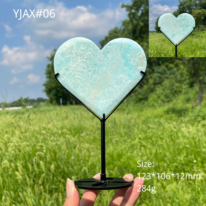 Unique,Natural Crystal Charming Hemimorphite Heart