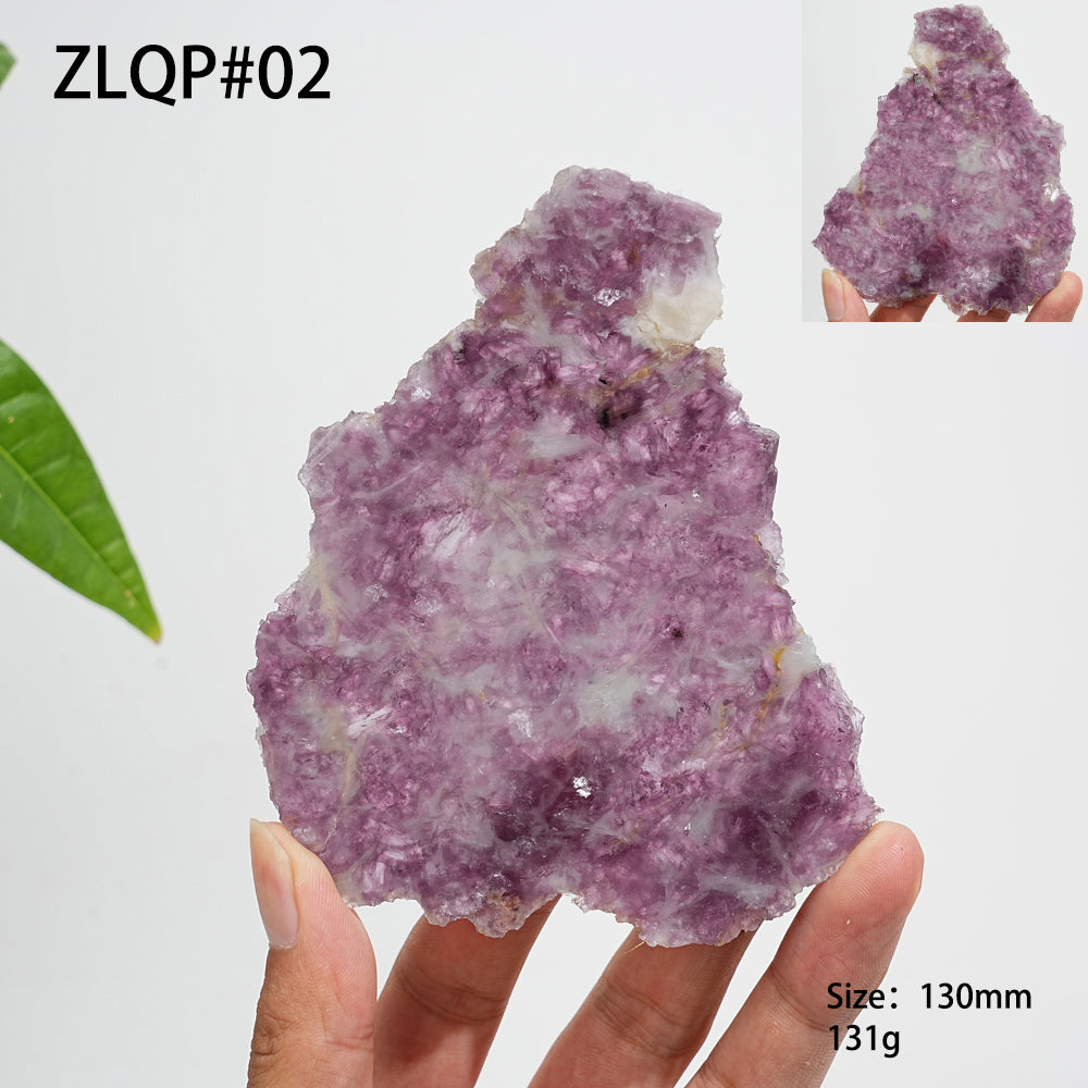 Unique,Natural Lepidolite Slices