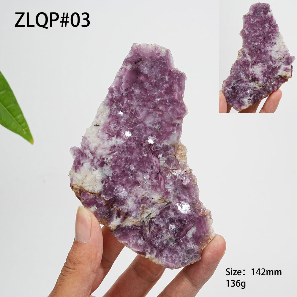Unique,Natural Lepidolite Slices