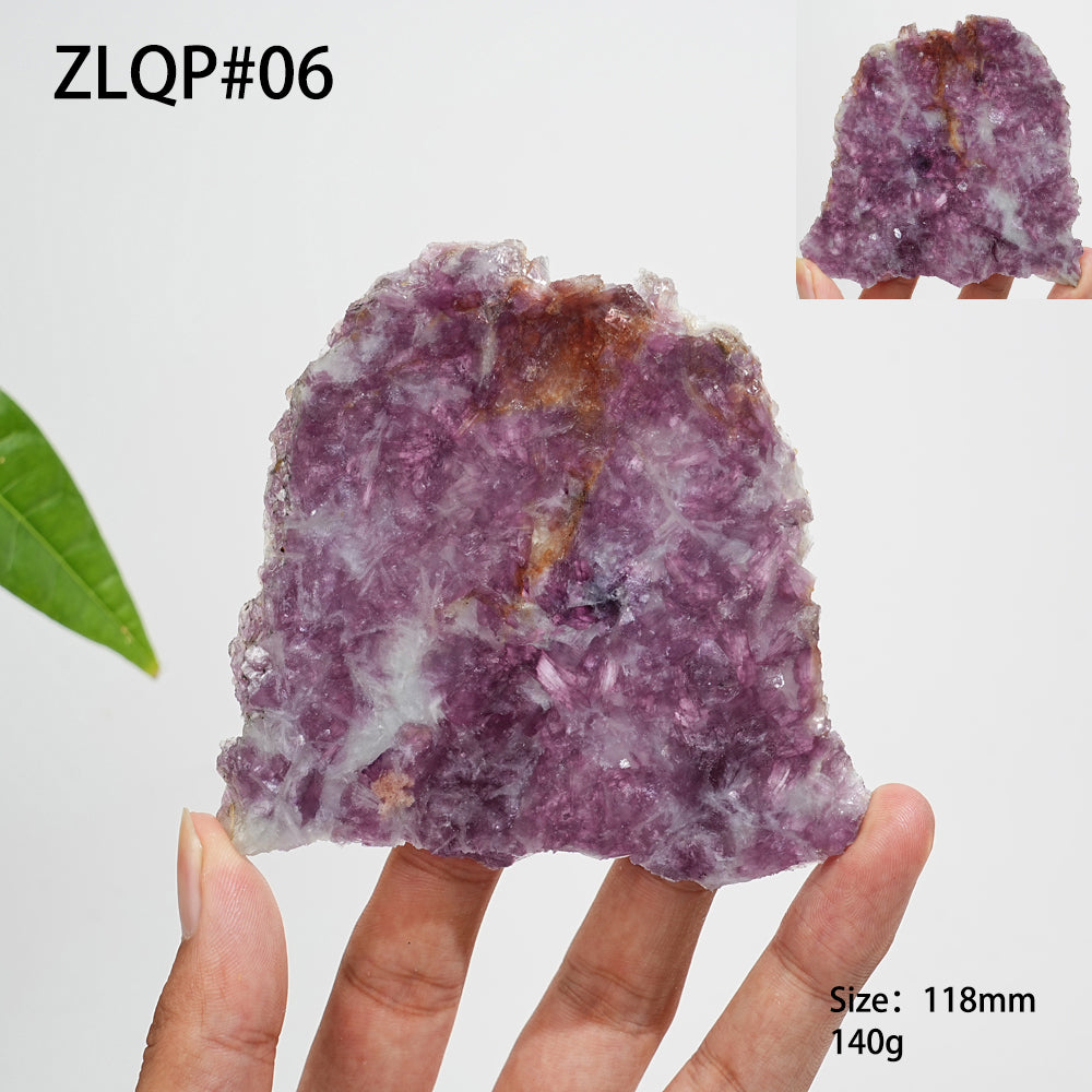 Unique,Natural Lepidolite Slices