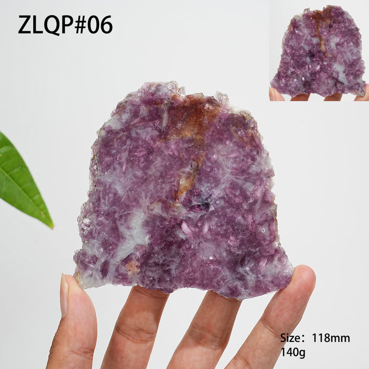 Unique,Natural Lepidolite Slices