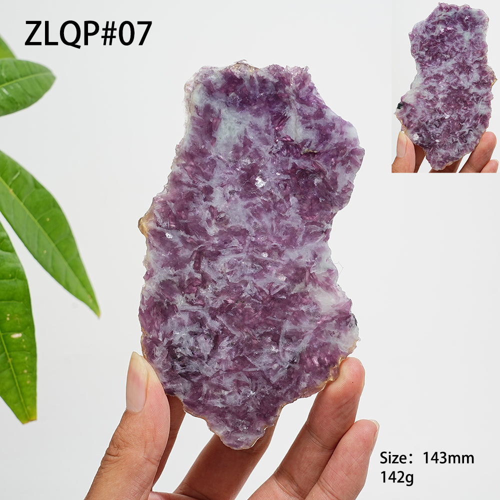 Unique,Natural Lepidolite Slices