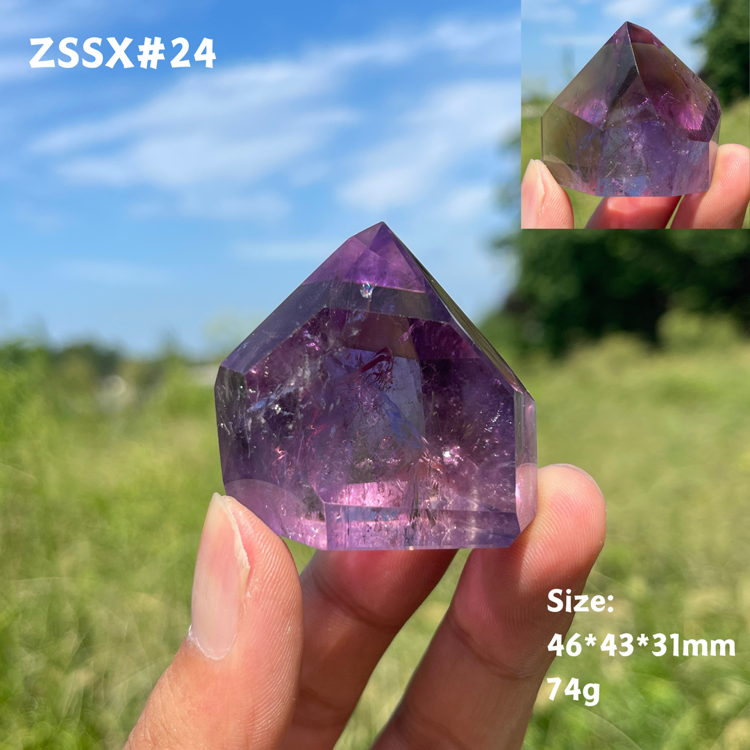 Unique,Natural Amethyst Freeform Crystal