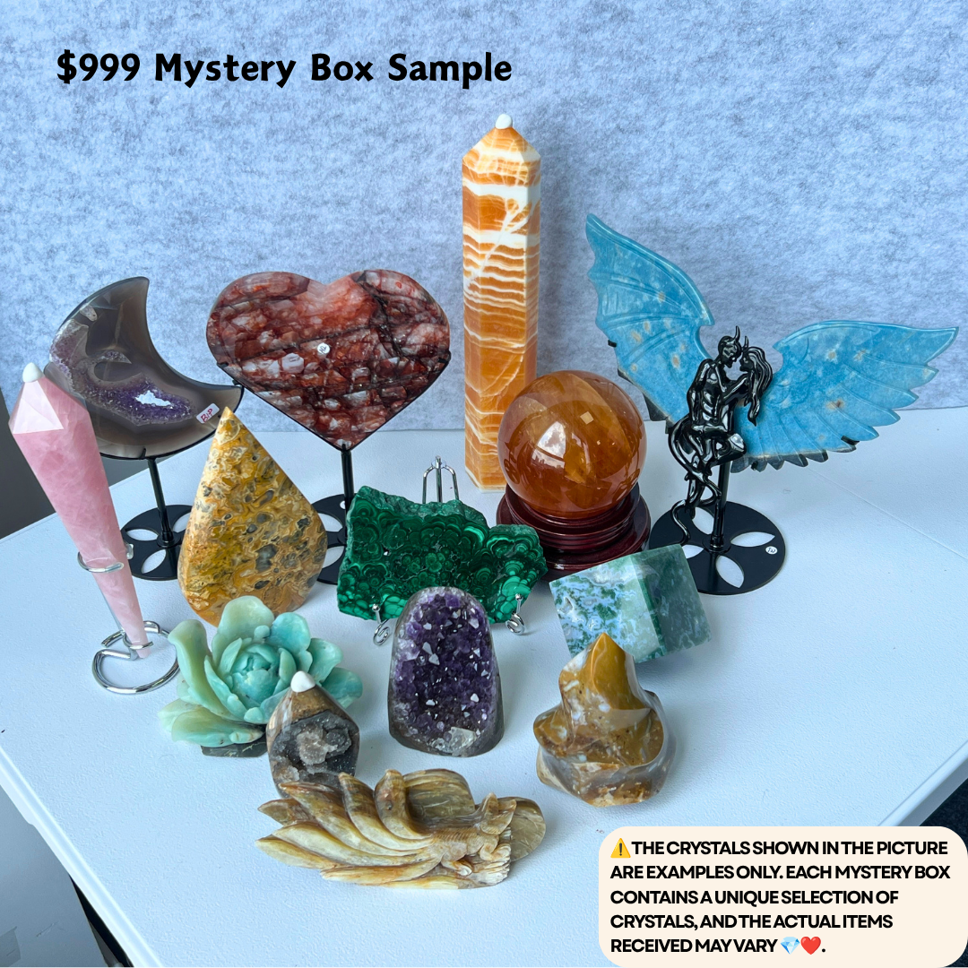 Coffret mystère en cristal