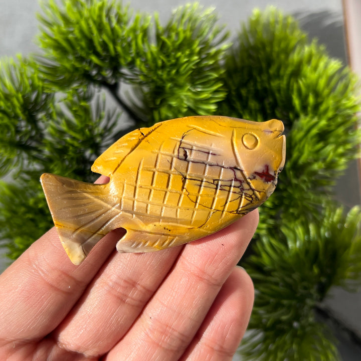 Mookaite Fish Carving