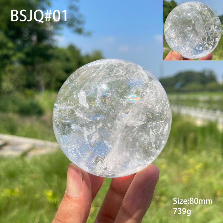 Unique, Top Natural Clear Quartz Sphere