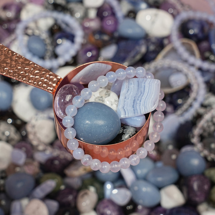 KIKI Crystal Blue & Purple Bedtime Relaxation Scoop