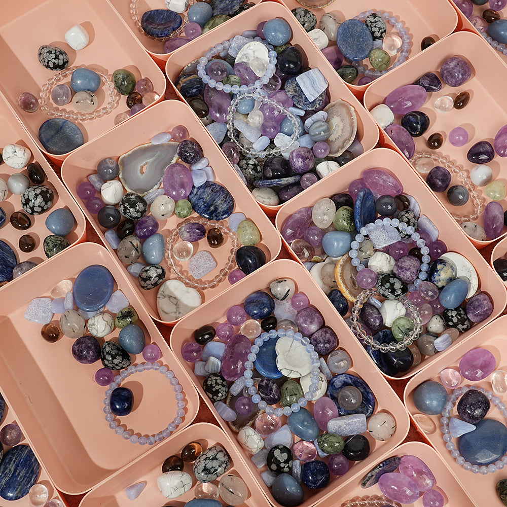 KIKI Crystal Blue & Purple Bedtime Relaxation Scoop