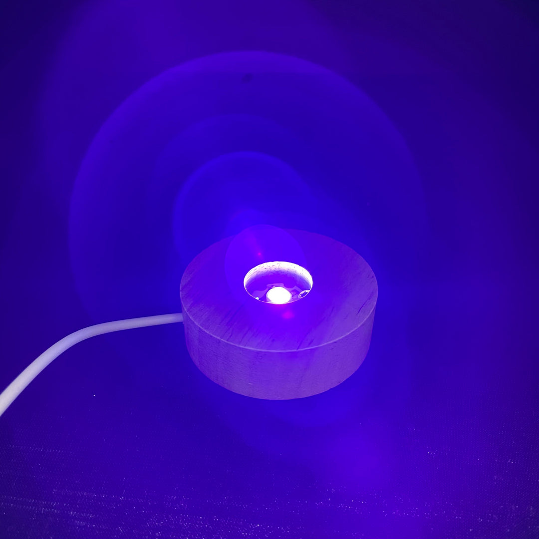 Wooden UV Lamp Sphere Holder