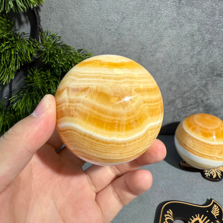 Yellow Calcite Sphere