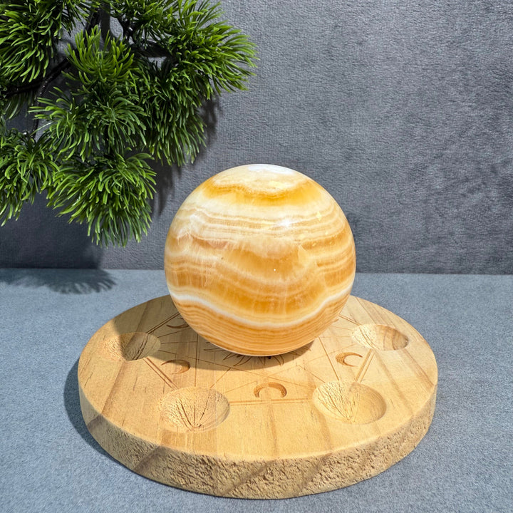 Yellow Calcite Sphere