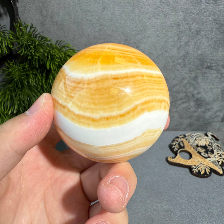 Yellow Calcite Sphere