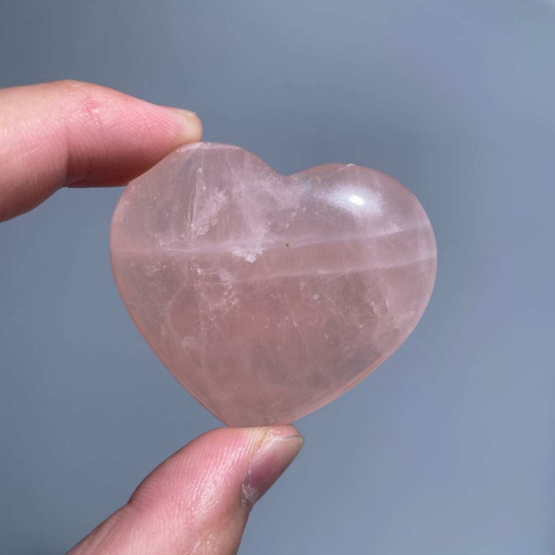 Rose Quartz Heart