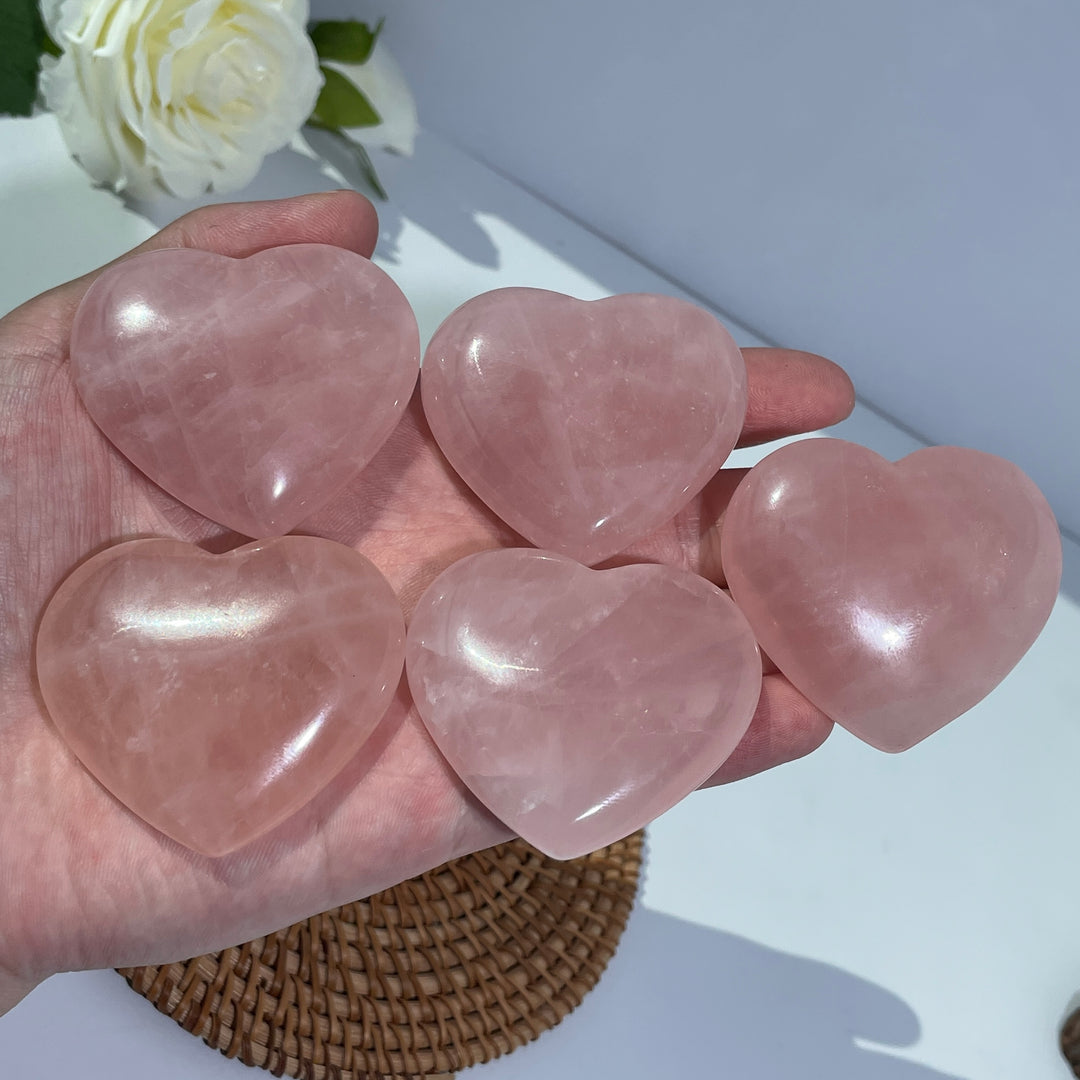 Rose Quartz Heart