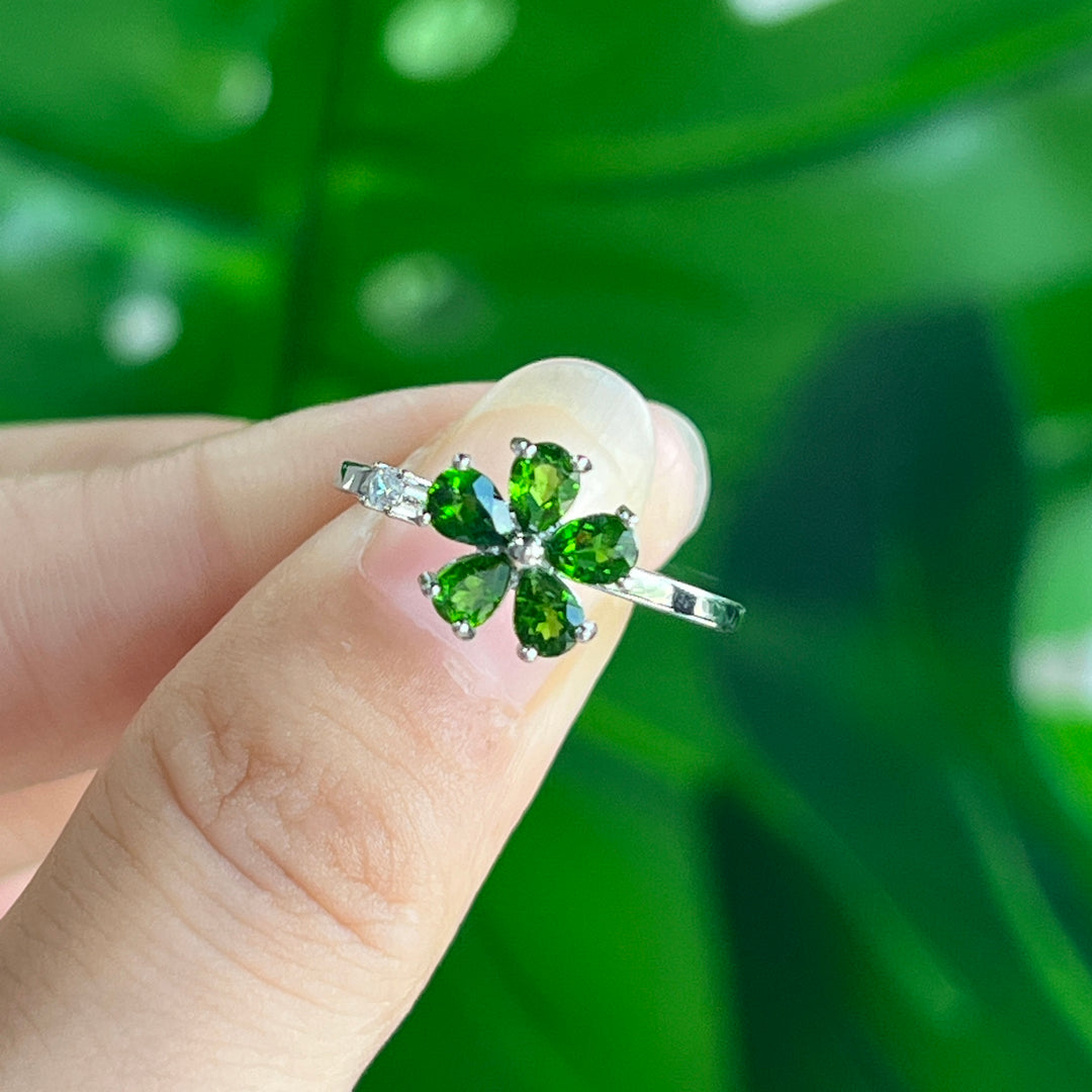 Spinning Flower Ring,S925