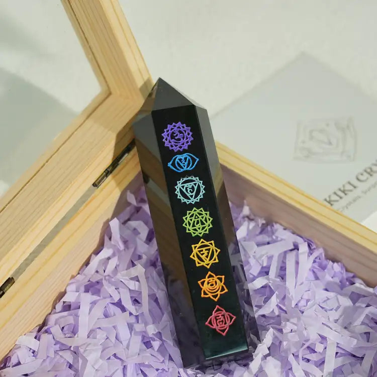 Natural Crystal Value Bundle- Obsidian Crystal Set