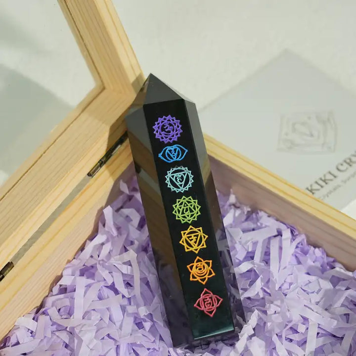 Natural Crystal Value Bundle- Obsidian Crystal Set