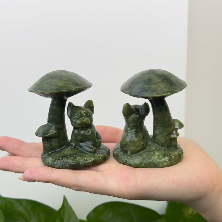 Serpentine Bulldog And Mushroom