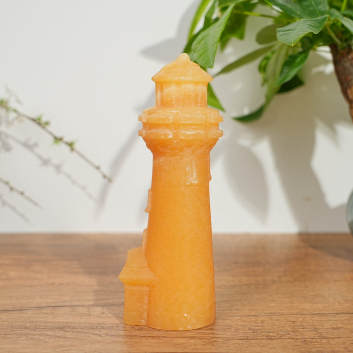 Natural Crystal Carved Lighthouse