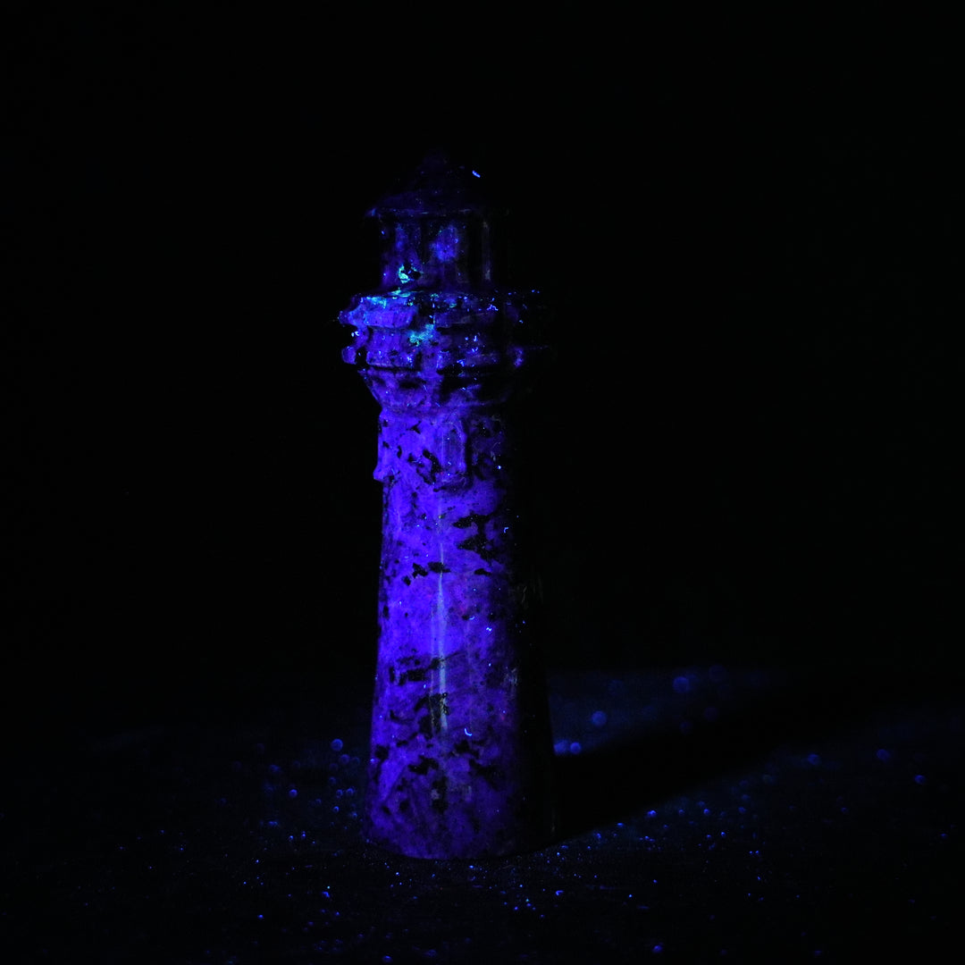 Natural Crystal Carved Lighthouse