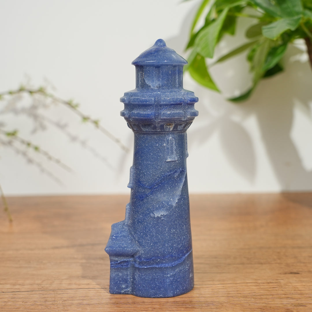 Natural Crystal Carved Lighthouse