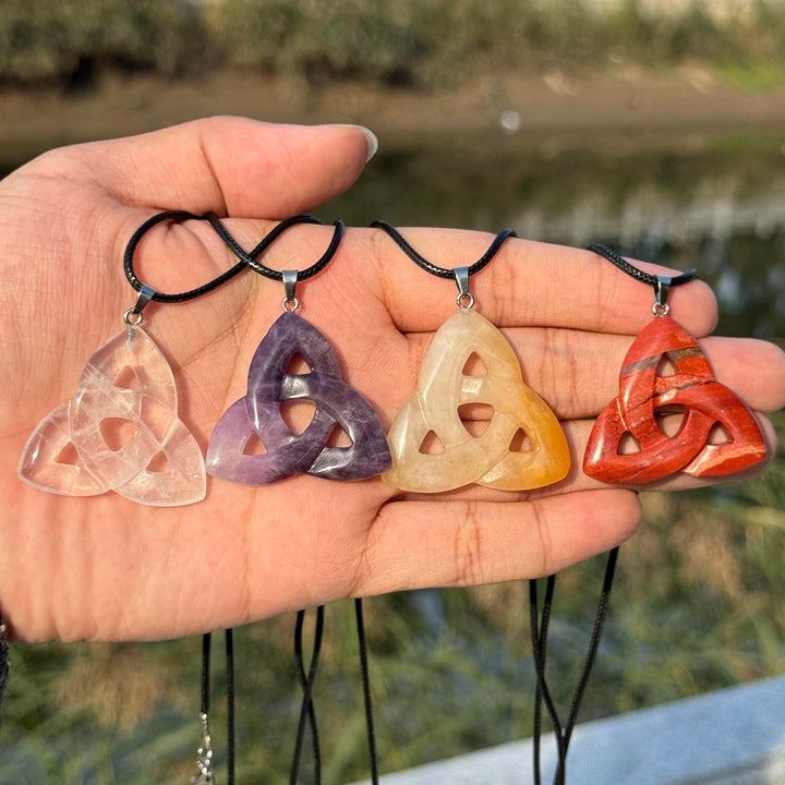 Crystal Carved Pendant